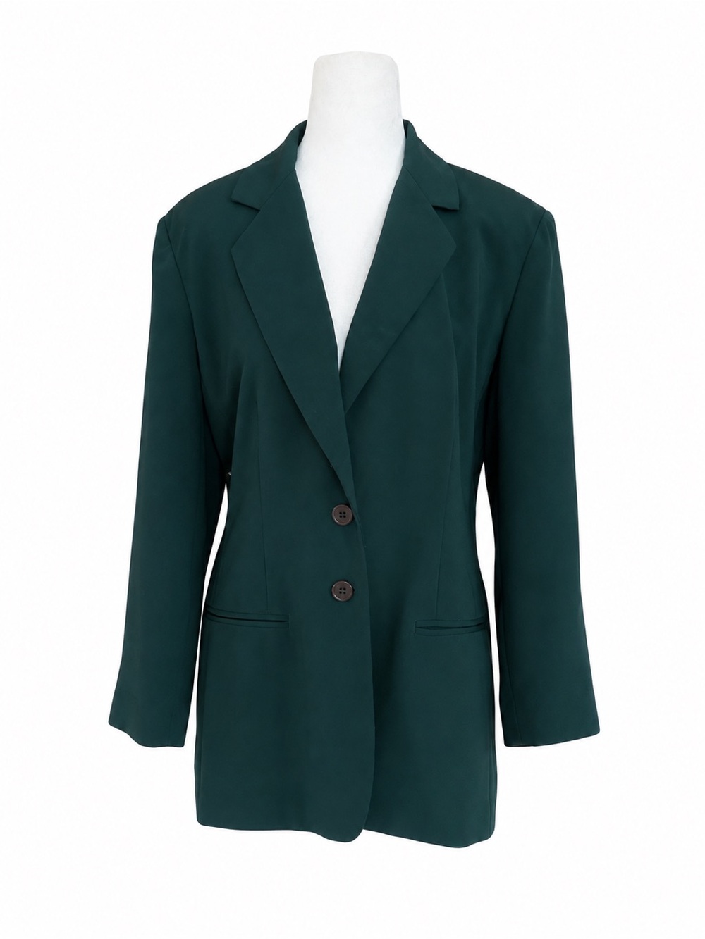 Vintage J.G. Hook Collection Womens Size 6 Hunter Green Single Breasted Blazer